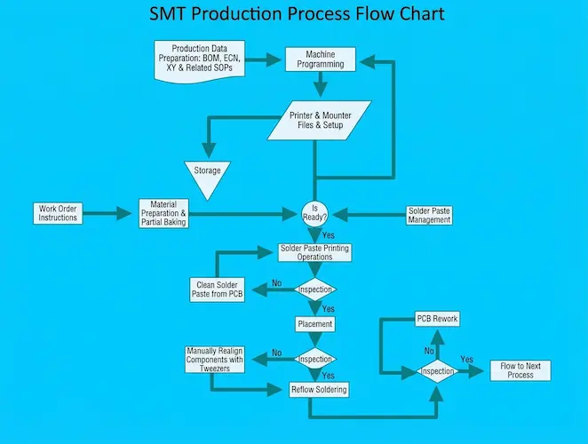 SMT manufacturing process